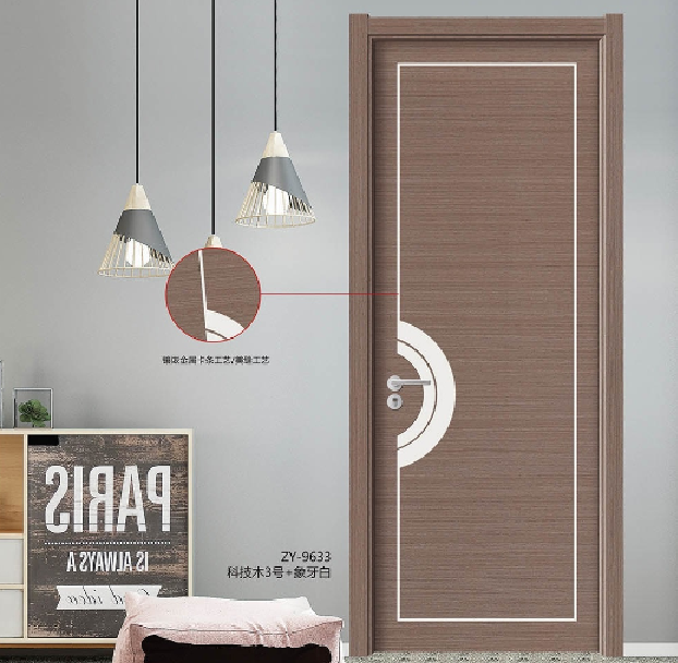 熱門(mén)暢銷(xiāo)2020年新款X-3004橫貼叉色實(shí)木烤漆門(mén)