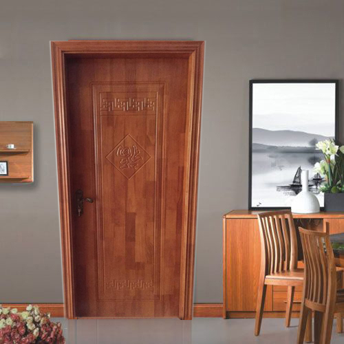 廠價(jià)推薦愉心X-4034平開雕花橡木烤漆門