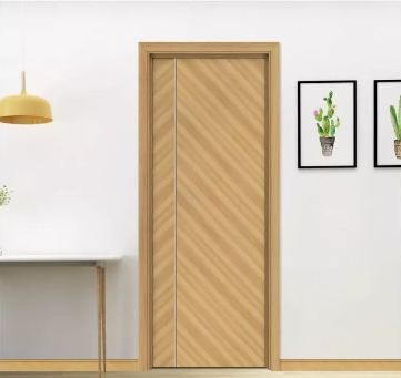 新款上市愉心X-4086拼貼實(shí)木烤漆門