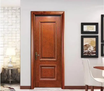 廠家推薦愉心X-4085拼貼外扣實(shí)木烤漆門