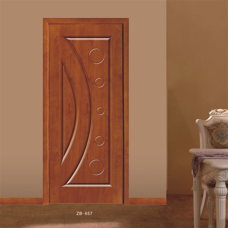 廠家熱銷愉心ZB-657橡木實(shí)木烤漆門