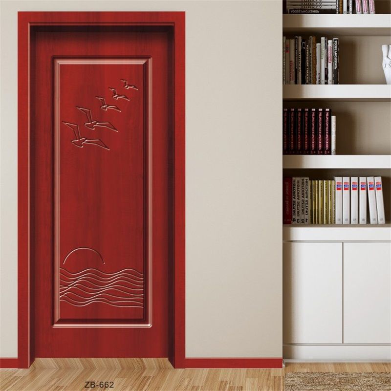 廠家批發(fā)愉心ZB-662指接橡木烤漆門