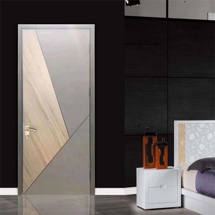 廠價(jià)直銷鑫順來X-6035平開拼貼條實(shí)木烤漆門