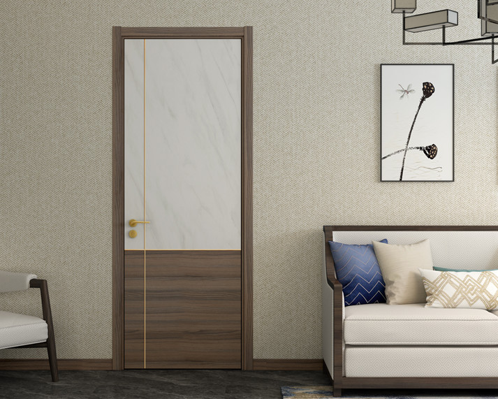 廠價(jià)直銷鑫順來X-6040平開拼貼實(shí)木烤漆門