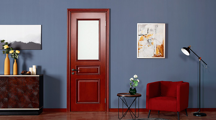 廠價直銷鑫順來X-8001平開實(shí)木烤漆門