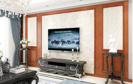 廠價熱銷鑫順來XSL-2140中式豪華電視墻